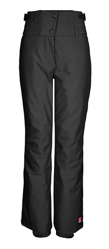 killtec Mädchen Skihose/Funktionshose mit Schneefang KSW 212 GRLS SKI PNTS, schwarz, 164, 43649-000