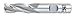 Sq. End Mill,Single End,Cobalt,1-1/4"