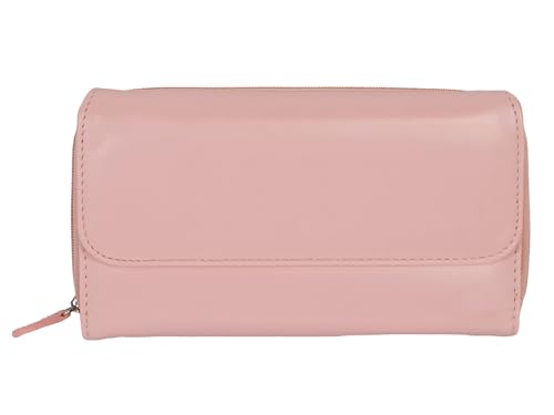 Womens Tri Fold Wallet, Multi Card Holder Zipper Pocket