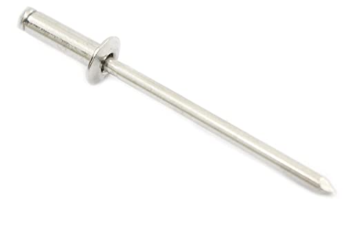 Image of Stainless Steel Blind Rivets 5 /32 inch Diameter x 1 inch long Metal Pop Rivet Pin for Riveting Gun or Riveter machine (3.9 mm dia x 25 mm)(Pack of 100 Pcs)