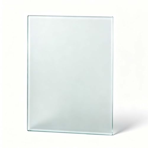 SLIAXINT 1pcs planche à découper en verre 28 * 28cm plaque de verre trempé pieds antidérapants en silicone plaque en glass pour plan de travail cuisine...