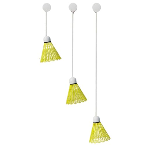 Badminton Training Device Telescopic Elastic Rod Trainer Self Study Rebounds Power Base Practicing Set for Badminton Badminton Trainer Rebounds Balls with String for Self Practice