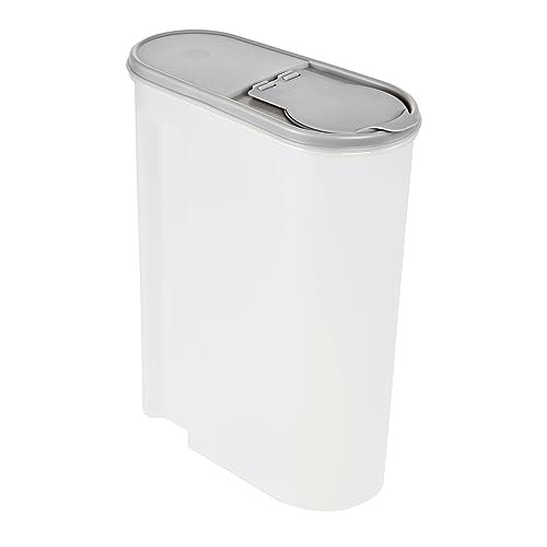 keeeper Schüttdose Jean für Trockenvorräte, Aufklappbarer Deckel, 5 l, Polypropylen, 24 x 11,5 x 30,5 cm, Nordic Grey