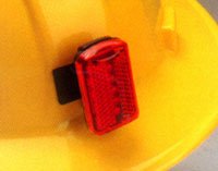 Hard Hat Safety Light Red