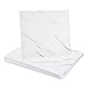 QUARKZMAN 10 Stück Peel-and-Stick-Marmorfliesen, wasserdichte Wandverkleidungsrückwand, 12x12 PVC Peel-and-Stick-Duschfliesen für Badezimmer, Küche, Wohnzimmer, elegantes weißes Design