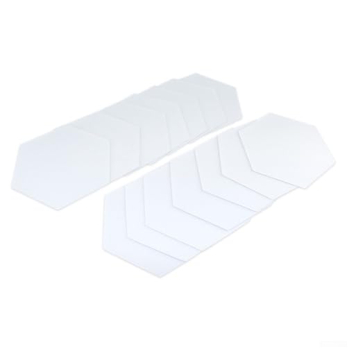 22pcs Surfboard Deck Grip, Clear Surfboard Deck Grip Pad Nonslip Traction Stickers Hexagon Traction Surfpad DIY Accessories