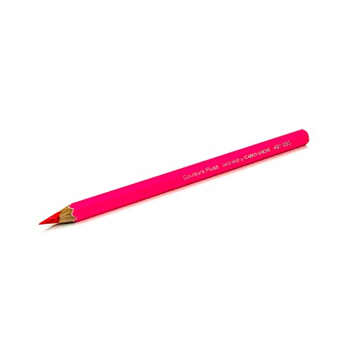 Creative Art Materials Caran D'ache Colorblock Pencil Fluo Pink (491.090) (0491.090) #TOP1