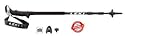 LEKI Carbonlite XL Trekking Pole with Photo (Black)