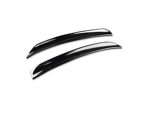 ノーブランド品 2pcs Rear Wing Trim Spoiler Extension Lip Fins for MINI for COOPER F55 F56 S JCW 2014 2015 2016 2017 2018 2019 2020(ブラック