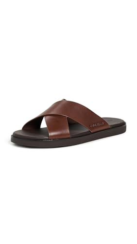 Cole Haan Men's Nantucket Cross Strap Sandal, CH Woodbury/CH DAR, 9