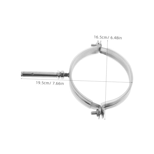 Conduits de cheminée sécurisés à la maison avec les supports muraux en inox