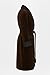 HUMAIRA FASHION Men's Smoking Jacket Robe, Brown with Black Trim, Velvet Dressing Gown with Belt (US, Alpha, Large, Regular, Regular, Brown)