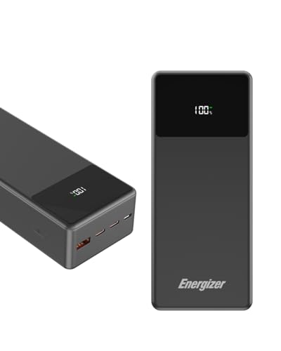 Energizer Power Bank 27000mAh 65W USB-C PD | Ultra Fast Charging for MacBook, Laptop, iPhone, Android, Switch | Powerbank with Digital Display, 3 Ports, PowerSafe Protection | UE27062PQ