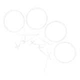 HOMSFOU 4stücke Schaumschlauchverlängerung Kartuschendüsen-verlängerungsrohr Pe-sprühschaumrohr Zum Abdichten Für Renovierung Und Gebäudeinstandhaltung Flexibler Kartuschenschlauch