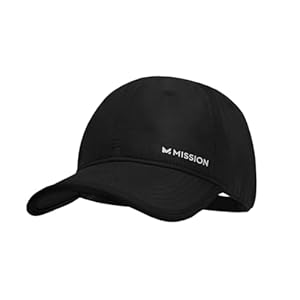 MISSION Cooling UPF Performance Hat – Unisex One Size Cap for Workouts, Golf & Running – Sweat & Water Activated Technology