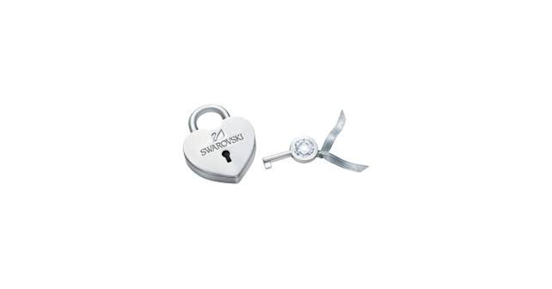 Amazon.com: Swarovski 5234567 Heart Lock with Key : Clothing