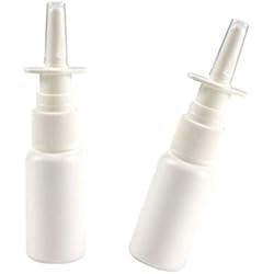 Macetas Ecologicas Con Botellas De Plastico SOLUSTRE Piezas de Botellas de Spray Nasal de Plástico Atomizadores Recargables Pulverizador Frasco Contenedor de Maceta para Maquillaje Perfumes de Agua Aceites Esenciales Viajes 10 Ml
