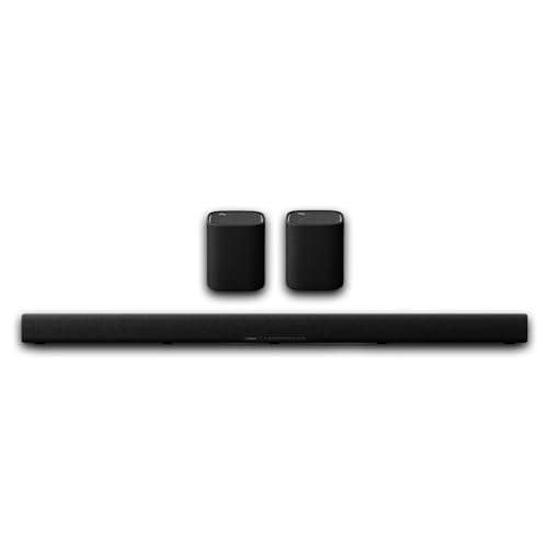 YAMAHA True X BAR 40A Dolby Atmos Sound Bar | Two True X 1A Wireless Surround Sound Speakers, Bundle