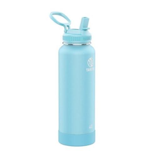 Actives Insulated Water Bottle With Straw Lid 40oz / Ice Blue