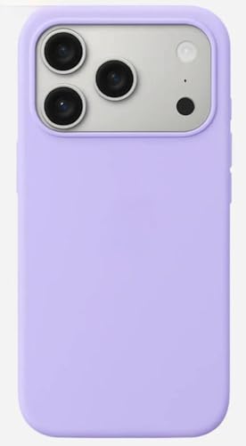 Image of Premium Liquid Silicone Case for iPhone 17 Pro - Slim Full Body Protective Back Cover with Soft Microfiber Lining, Anti-Slip Grip Scratch Resistant Phone Case (Deep Purple)