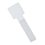 Rope Holder Adjustable Durable Reusable Cable Ties T-Type Cord Protection Straps(White)