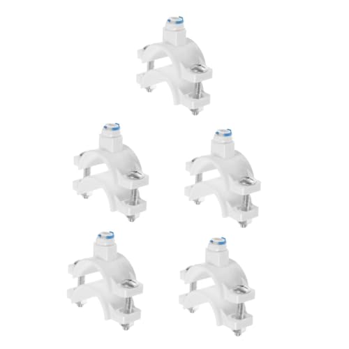 Gadpiparty 5pcs Drain Saddle for under Sink Water Filtration System Quick Connect Easy to Install High Pressure Resistance Compatible