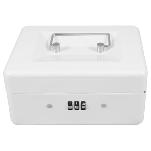 Boîte à code secrète en acier blanc pour sécuriser vos papiers importants
