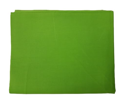 Image of Pure Cotton Poplin Unstitched Fabric 2.2 Meters x 32 Inches Solid Colour Cloth Material for Women's Saree Skirts, Petticoats, Pyjamas, Patiyala Pants, Salwar Etc. (Forest Green)