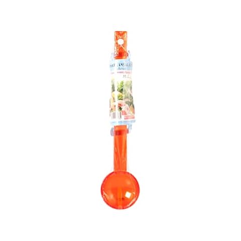 COSMOPLAST Pair of Saturn Plastic Salad Cutlery, Assorted Colors, cm 31, Multi-Coloured Cover