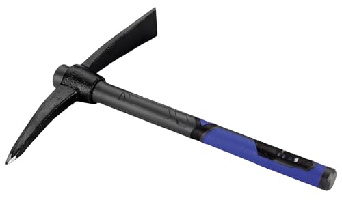 Pelle pioche en fibre de verre 400 g, légère et résistante, idéale pour creuser et déplacer la terre dans le jardinage et la construction.