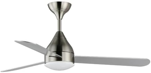 Maxim Lighting 88841SN Selene - 3 Blade Ceiling Fan with Light Kit-16.75 Inches Tall and 52 Inches Wide, Finish Color: Satin Nickel