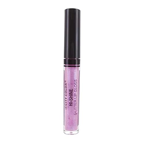 Hi-Shine Glitter Lip Gloss (Purple)