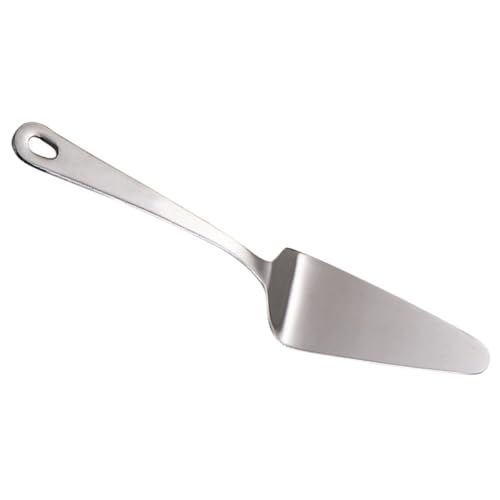 jojofuny Espátula Metálica para Cocinar de Acero Inoxidable Espátula Pequeña para Pizza y Pasteles Utensilio Multifuncional para Hornear Restaurantes y Pizzerías Mango Antideslizante