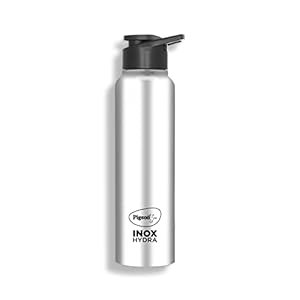 Pigeon Stainless Steel Inox Hydra 750 Drinking Water Bottle 700 ml – Silver (Pack of 1)