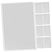 VILLCASE 10pcs Sheets Shrink Plastic Sheet Crafts Kindergarten Supply Brooch Creative Craft Shrink Films Paper Cuttable Heat Shrink Materials Diy Making Supply Frosted Plastic Piece