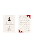 M Diagne Weihnachts-Bingo, Weihnachtsspiel, 20 Spielkarten, Lustiges Partyspiel für Familie & Erwachsene, Familienspiel, Spiel für Weihnachten, Heiligabend Deutsch (20 Karten)