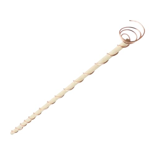 2Pcs ZONADAH Electroculture Plant Stake Wood Rod 17 Inches Copper Garden Stakes Wood Wrapped For Indoor Outdoor Gardening Antenna - Image 4