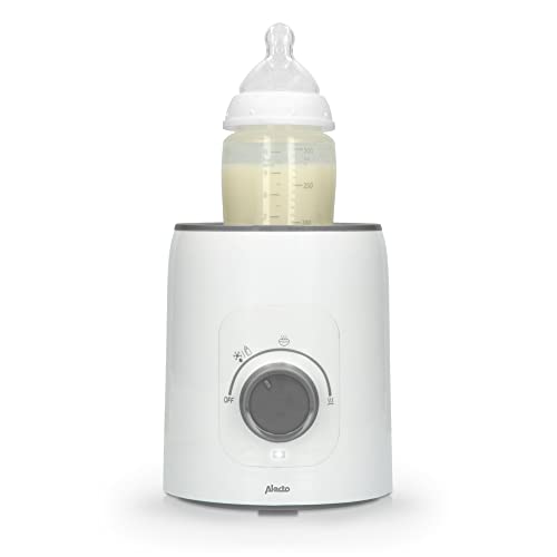 Alecto BW600 Scaldabiberon e Sterilizzatore per biberon - Scaldapappa senza BPA - Riscaldatore alimenti per bambini -...