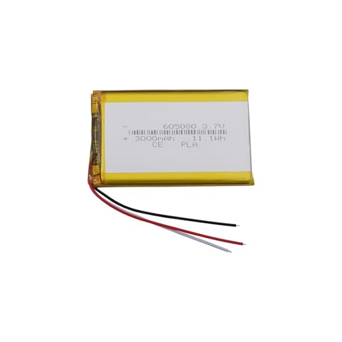 Batería de repuesto 605080 3,7V 3000 mAh ideal para reparar tabletas y mandos de consolas