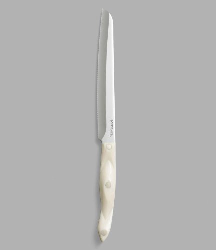 CUTCO Model 3729 White (Pearl) Santoku-Style Carver with 8.2