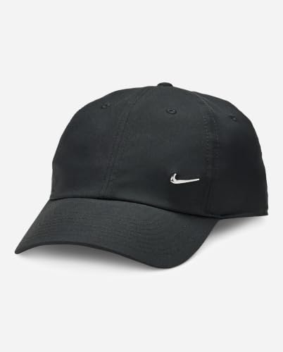 Miniatura 6 de Nike Fb5372-010 U Nk Df Club Cap U Cb Mtswsh L Hat Unisex Adult Black Metallic Silver Tamaño M L