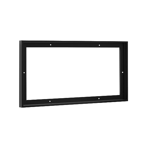 Pixy Canvas Floater Frame 10x20 for 3/4 (0.75) inch Deep Canvas Paintings/Canvas Prints/Wood Canvas Panels/Wall Art/Wall Decor/Home Decor/Artwork (Black, 10 x 20 inch, Landscape)