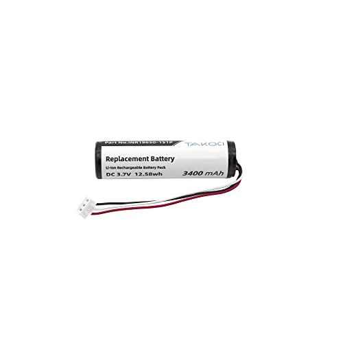 TAKOCI Replacement Battery for LH40 LH80 LH80 Pro, fits Part No INR18650-1S1P, 3.7V 3400mAh