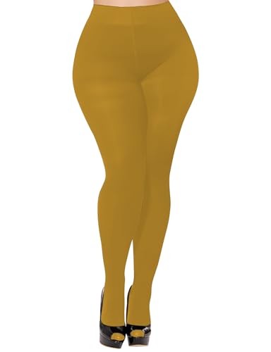 Image of Buauty 80D Black Tights for Women,Opaque Tights Soft, High Waist Soft Nylon Pantyhose