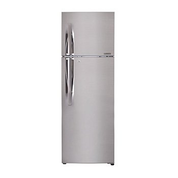 Image of LG 360 L 3 Star Frost-Free Double Door Refrigerator (GL-I402RPZY, Shiny Steel)