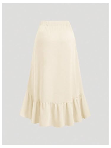 SHENHE Women's Plus Size Western Skirt High Low Ruffle Hem Asymmetrical Renaissance Retro Skirt2