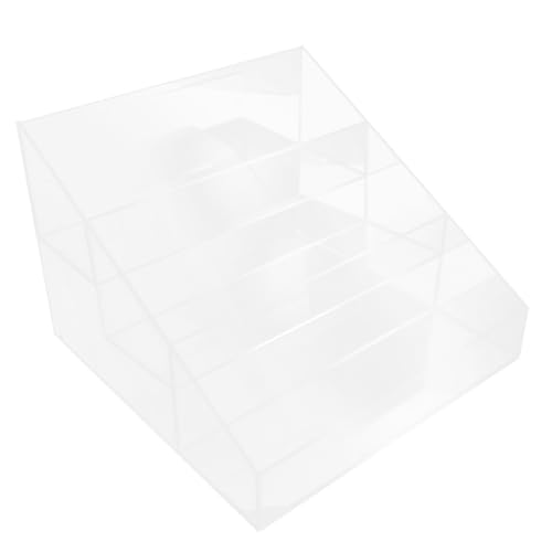Contenedor transparente organizador de acrílico 3 niveles para hogar