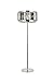 URBAN CLASSIC 1233FL25PN-SS/RC Chelsea 6-Light Floor Lamp, Polished nickel