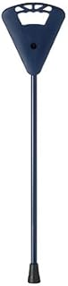Bastón de senderismo con asiento (altura del asiento: 75 cm), color azul