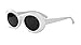 Produktbild KGM Accessories Sonnenbrille Nirvana Kurt Cobain weiß